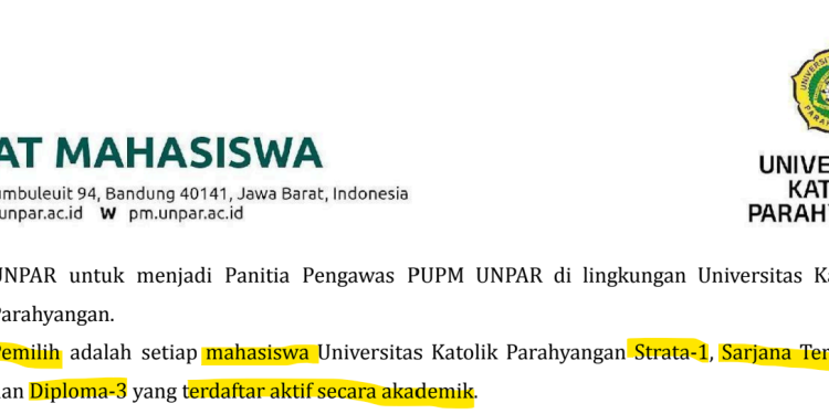 Pemilihan Umum Persatuan Mahasiswa: Mahasiswa yang Mana?